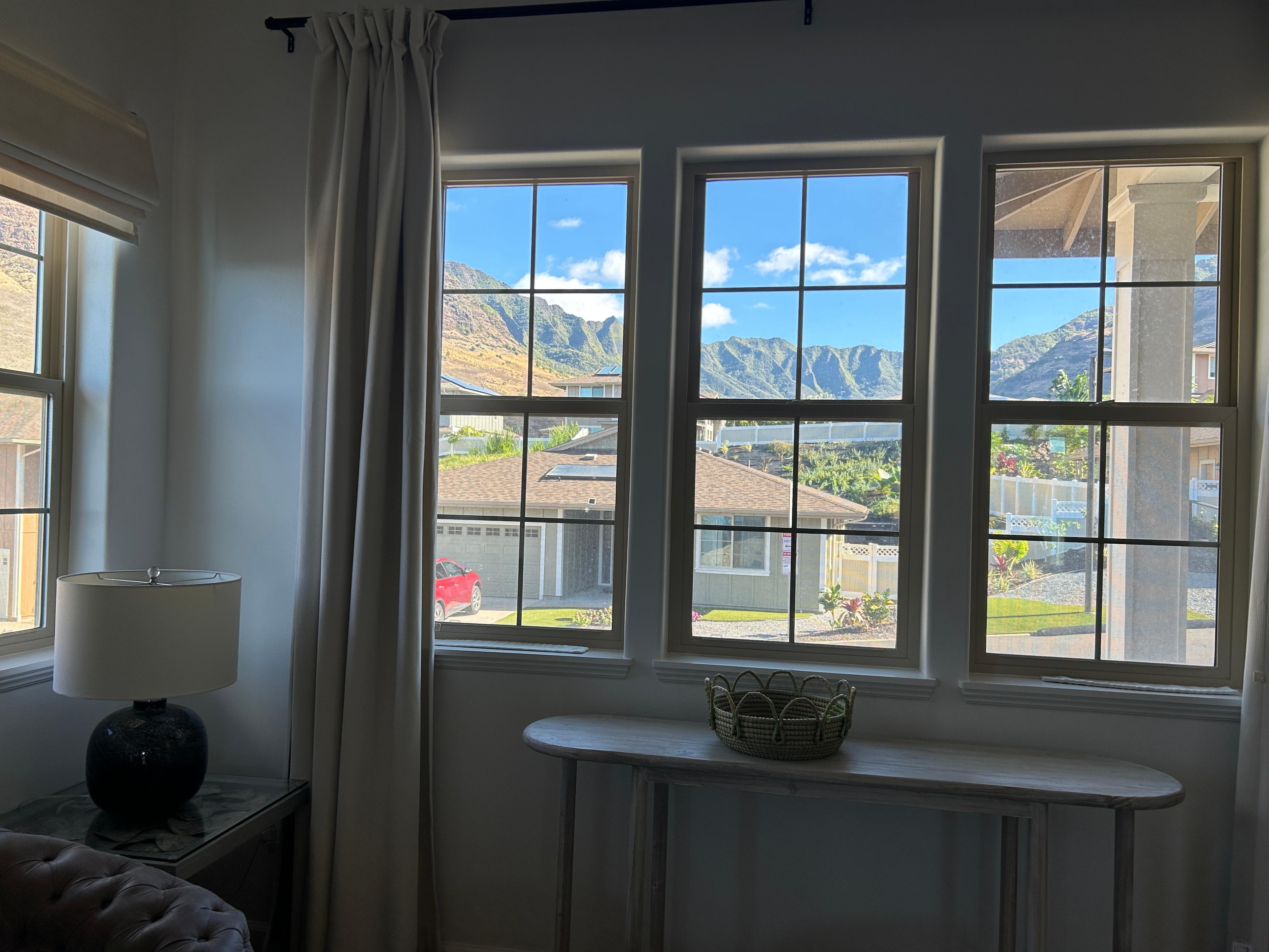 View out the front window