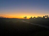 View leaving complex.