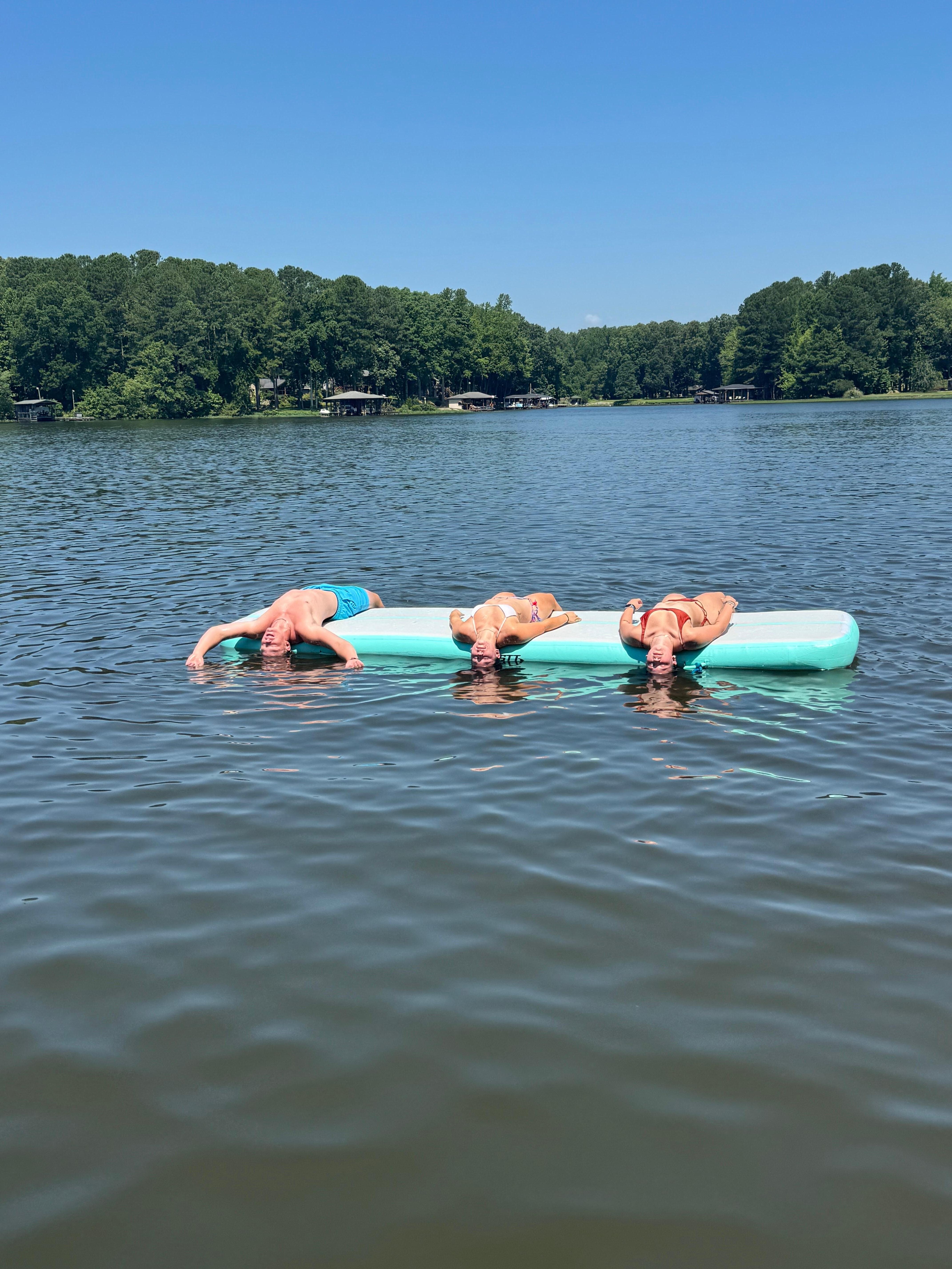 Brought a tumble track to float on 