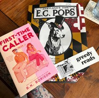 Greedy Reads bookstore and E.C. Pops - great for souvenirs