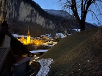 Lauterbrunnen in the evening