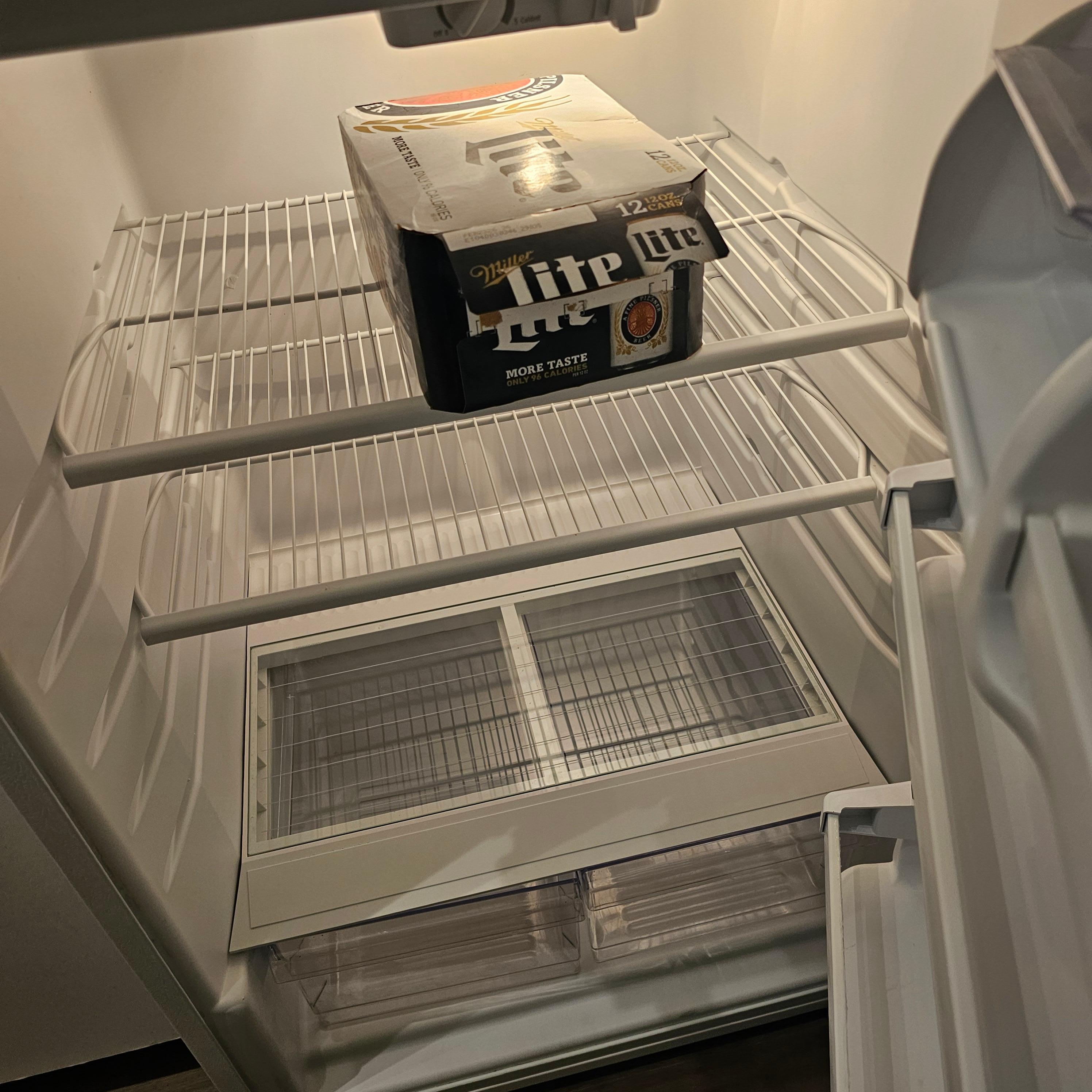 This was left in our refrigerator