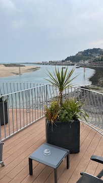 Our balcony on the corner room