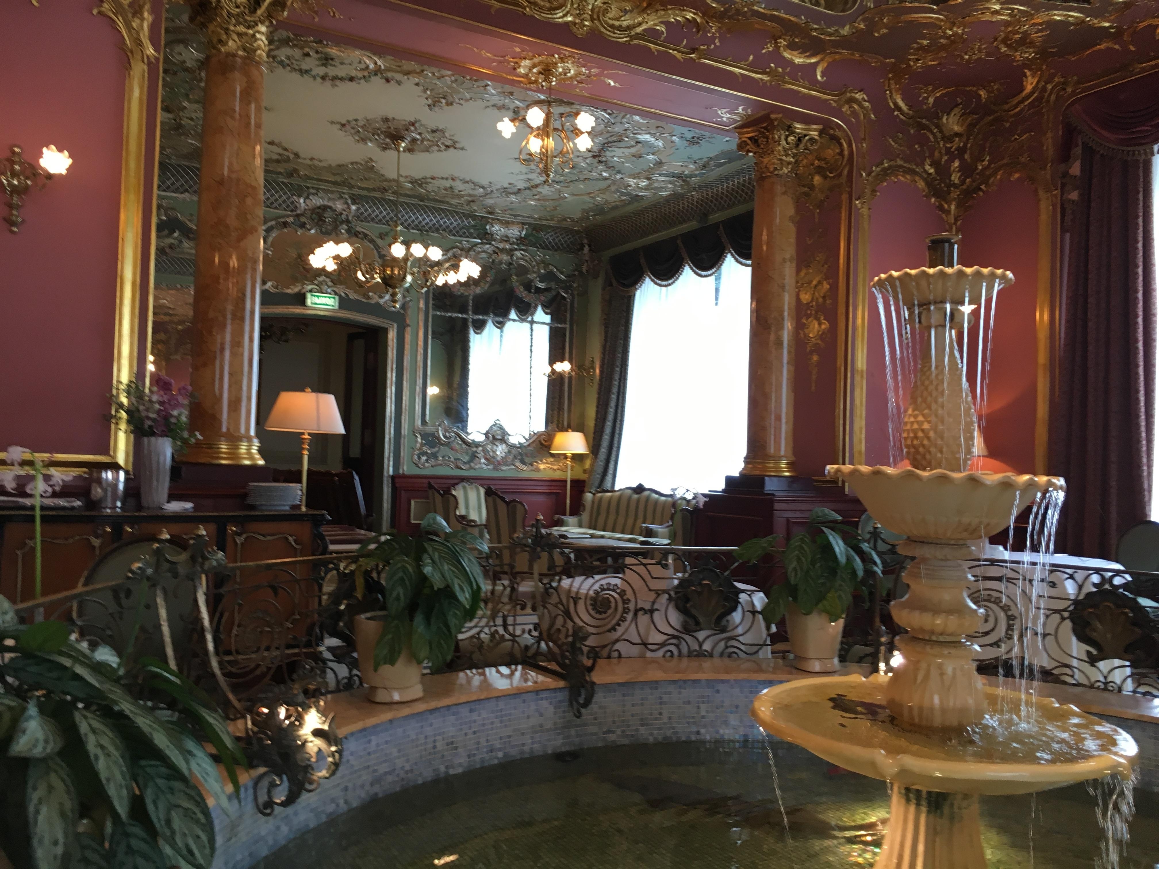Breakfast at the Savoy restaurant