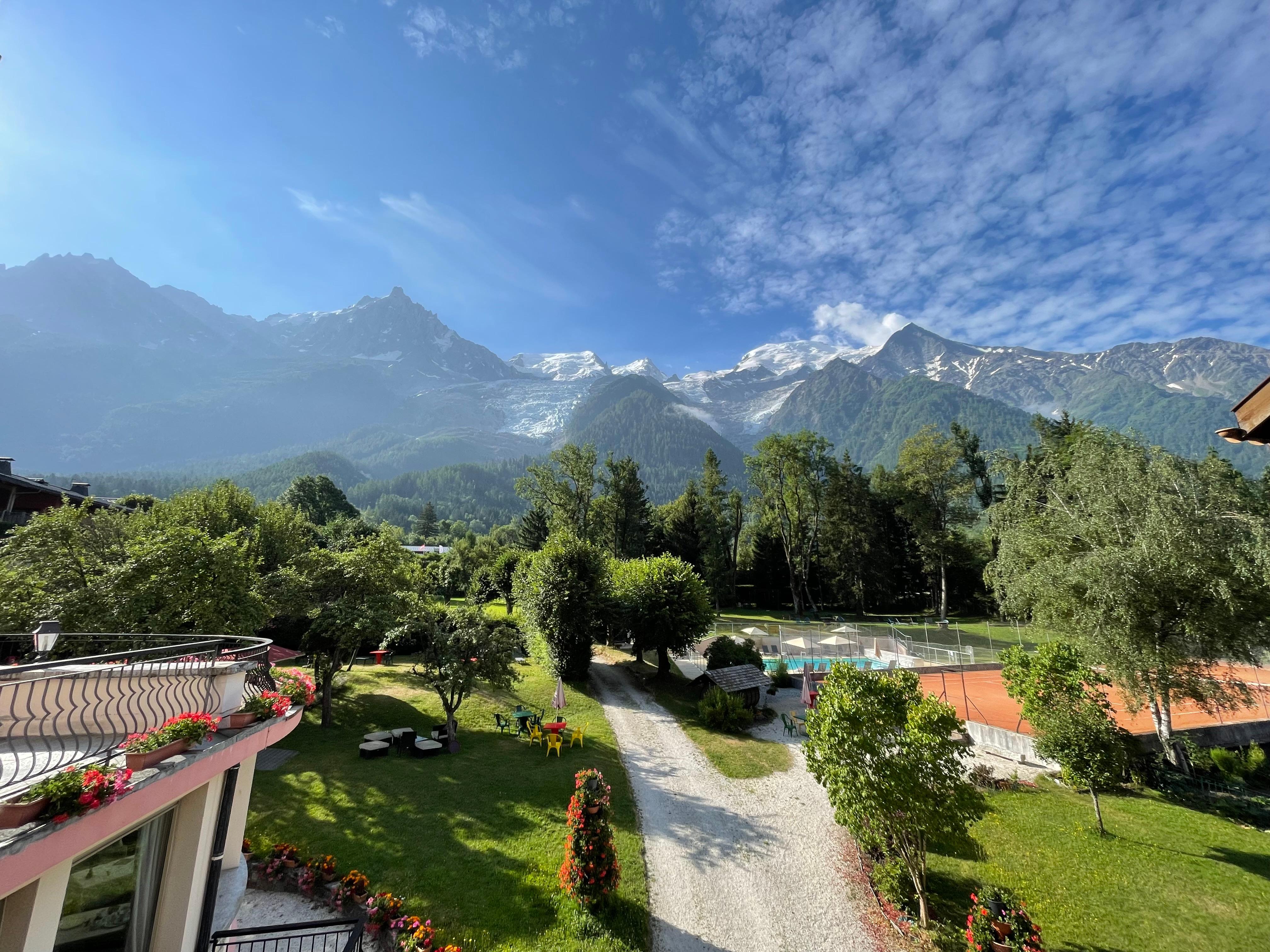 Aussicht vom Balkon