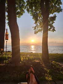 West facing backyard makes for great sunsets