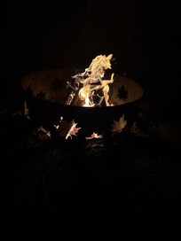 Fire at the end of the day