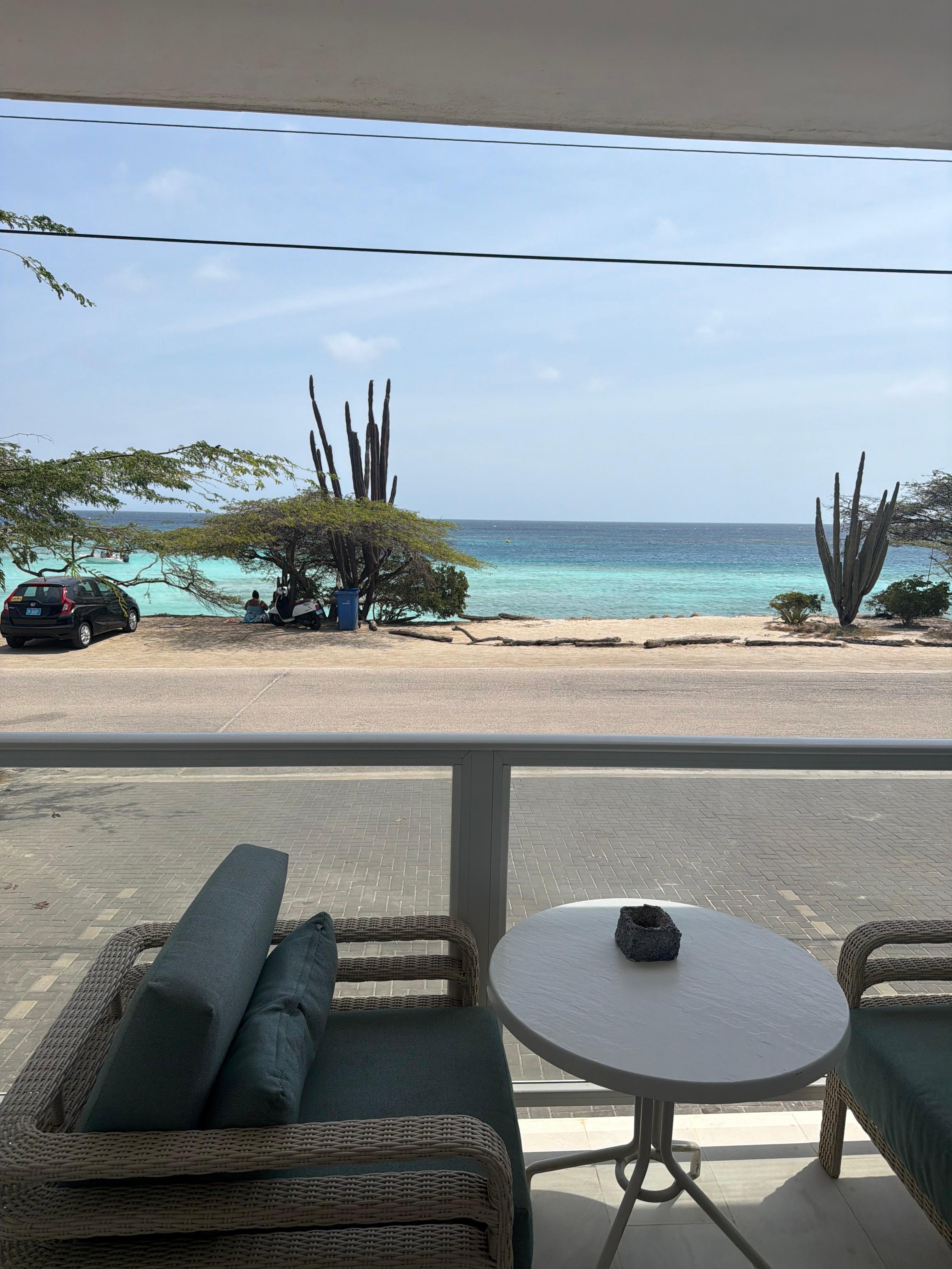 View from our first level room