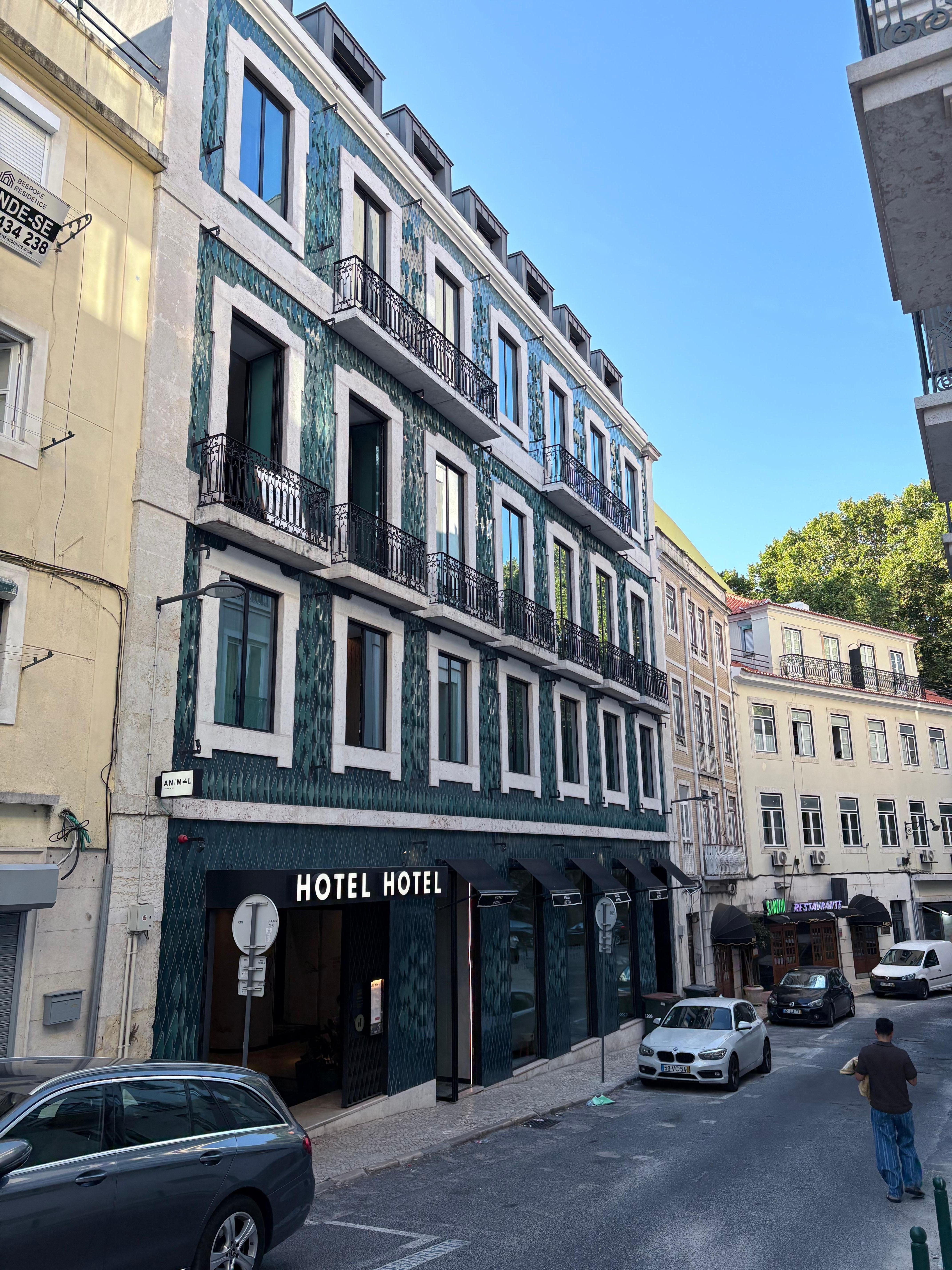 Front of hotel