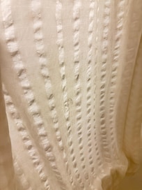 Hair on shower curtain