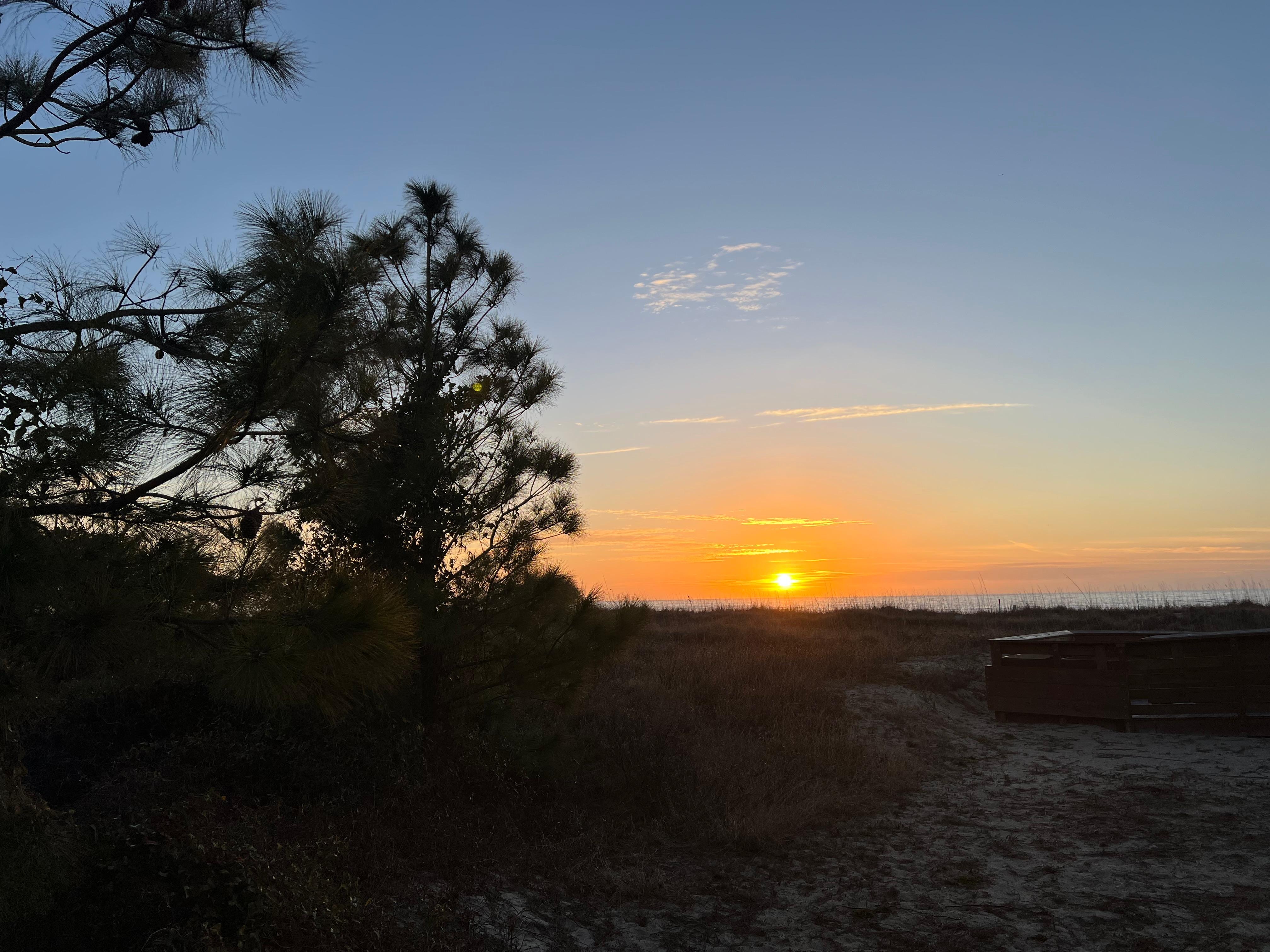 3 minute walk for a beautiful sunrise