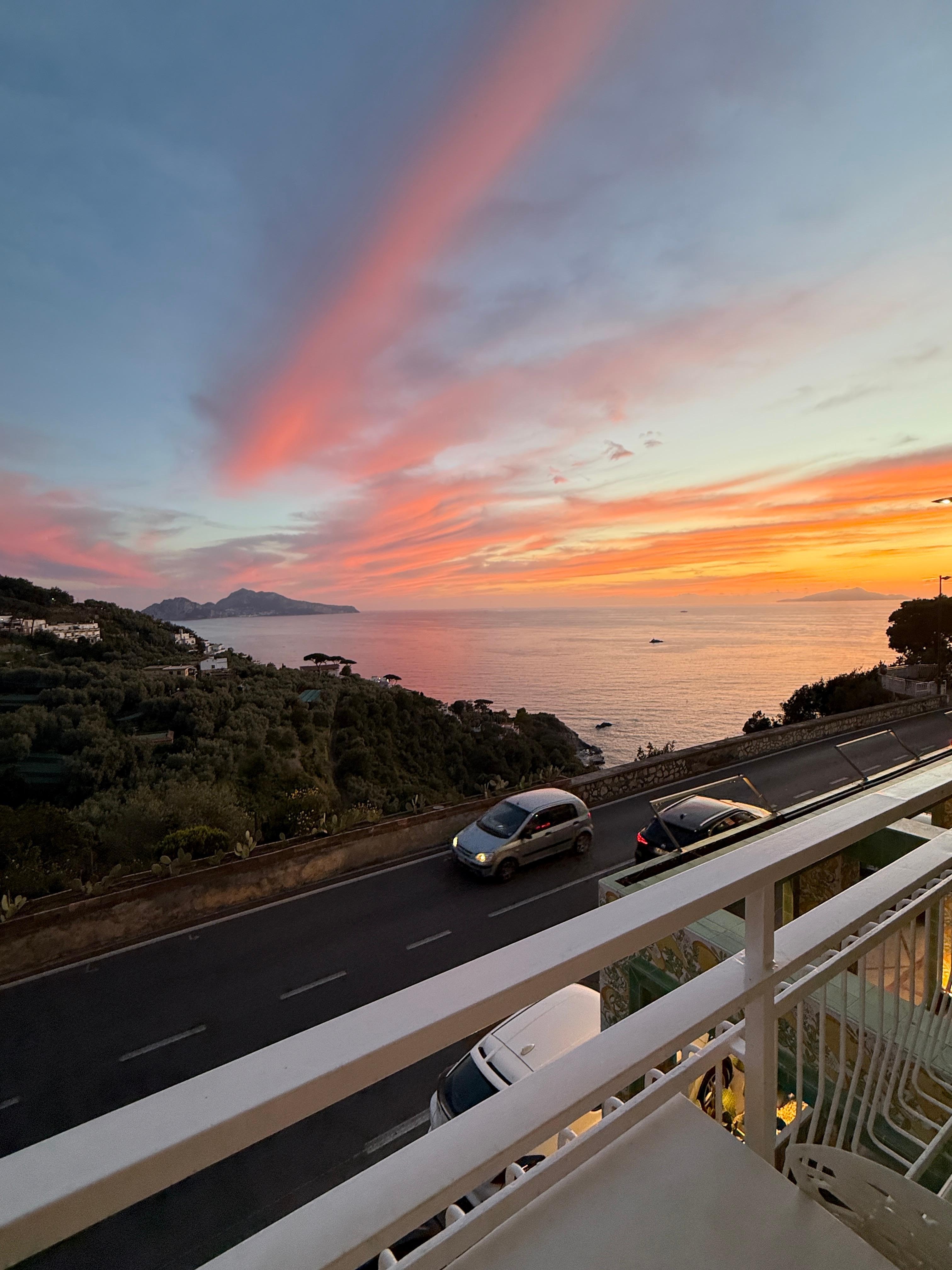 View from our balcony 
