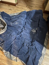 Moldy blowup mattess