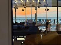 Lobby at sun down