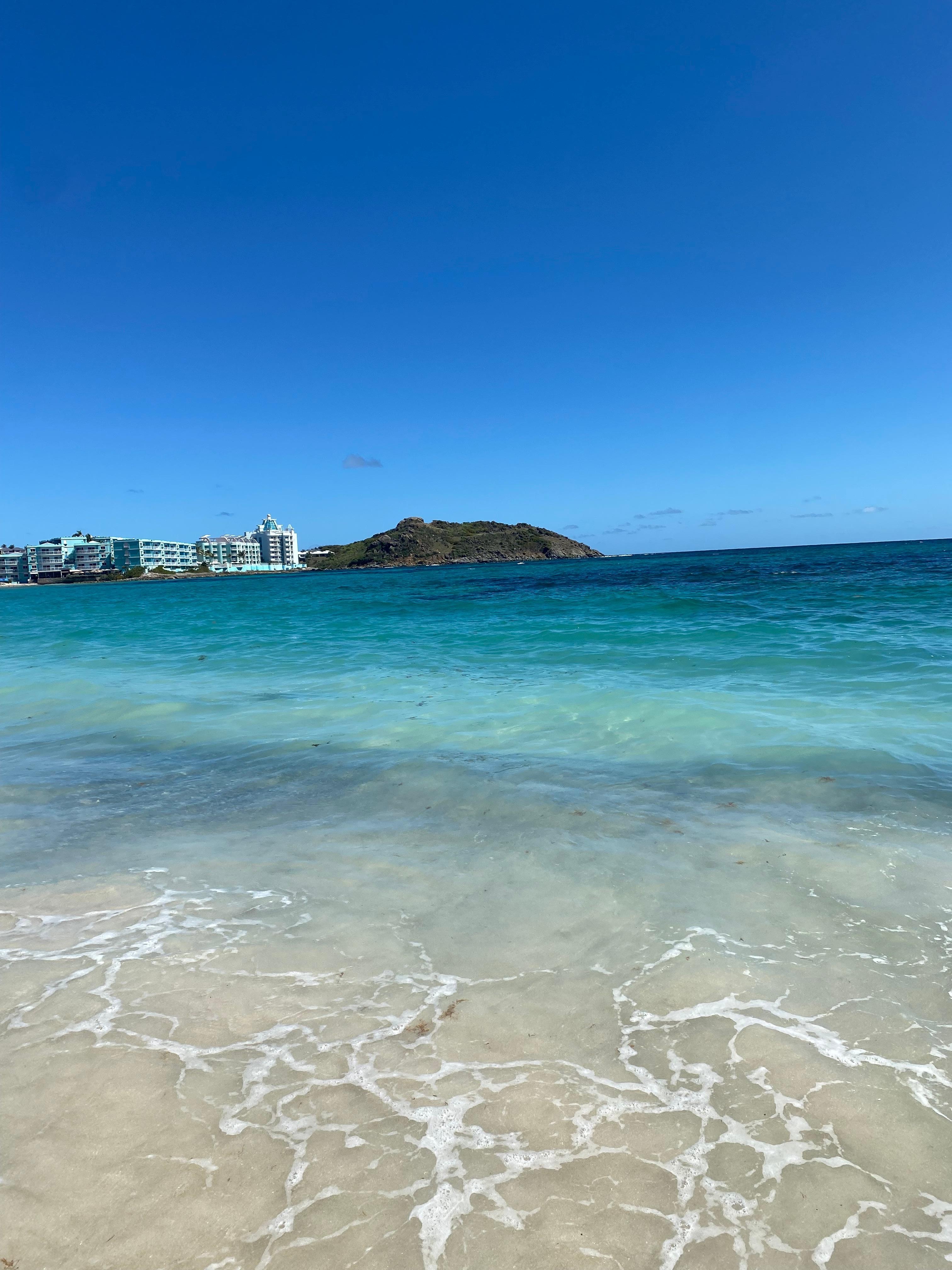 The water is crystal clear!