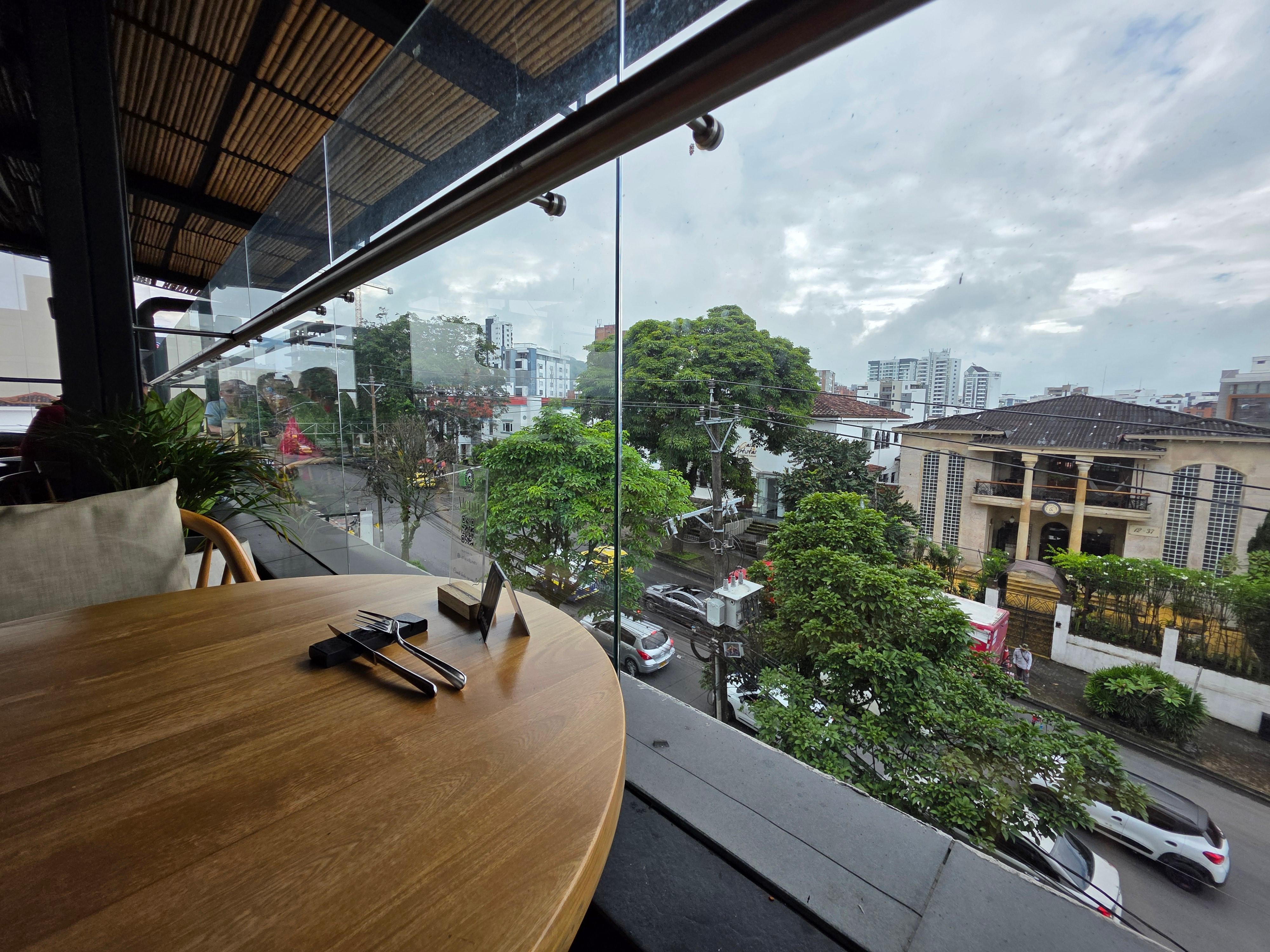View from restaurant 