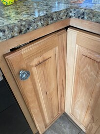 Broken cabinets