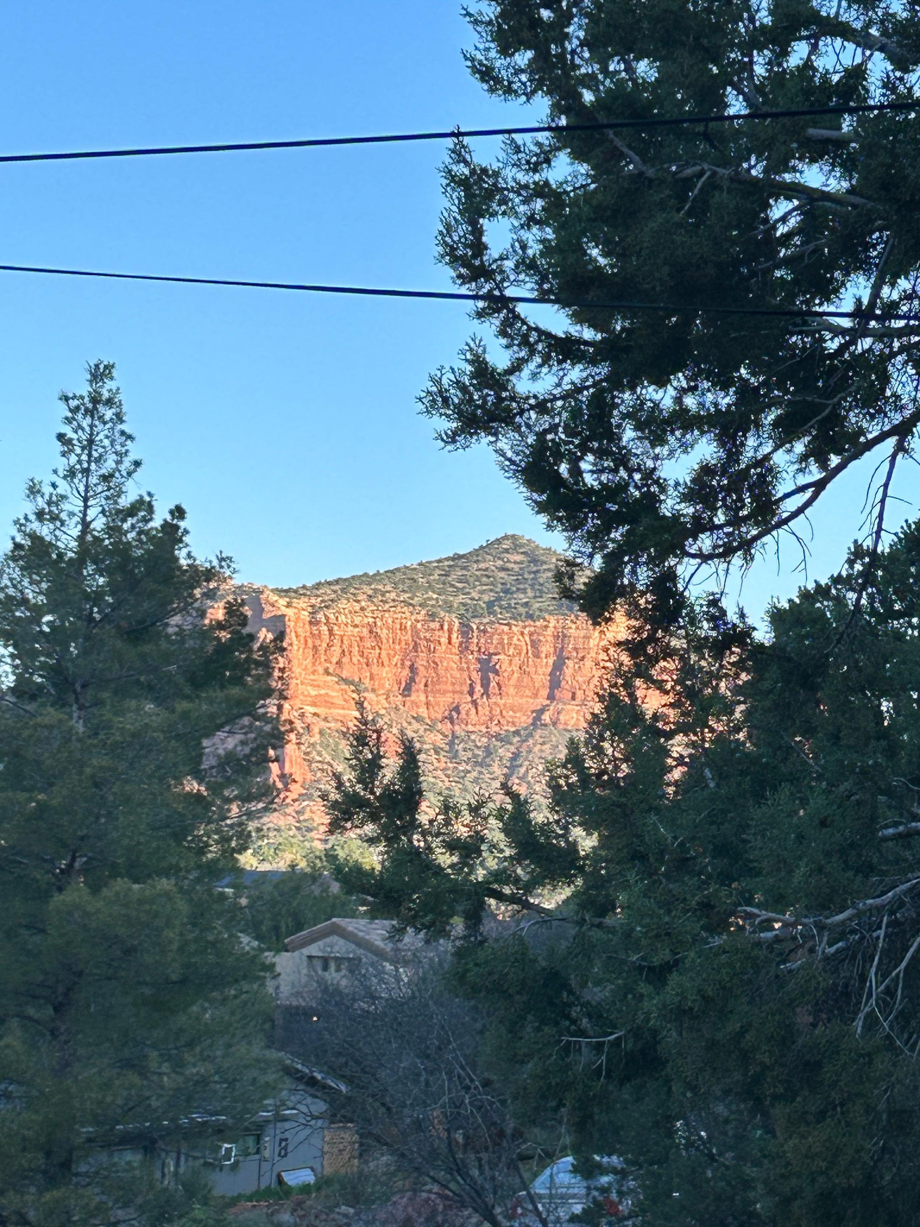 Morning view from patio!! 