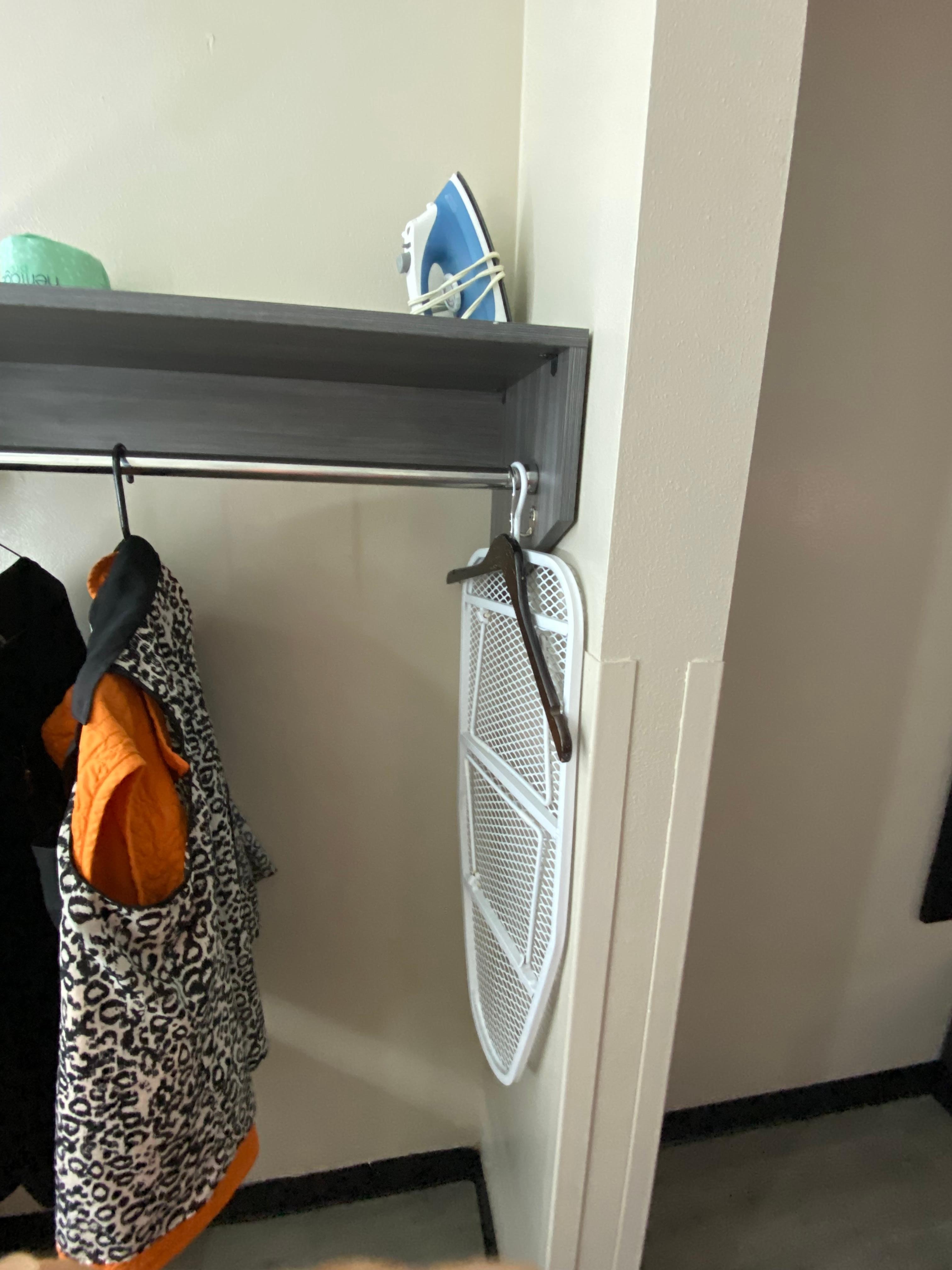 Iron yet no cover for the small board 