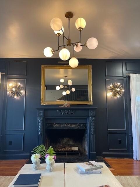The stylish interior gives a modern feel to the historic building.