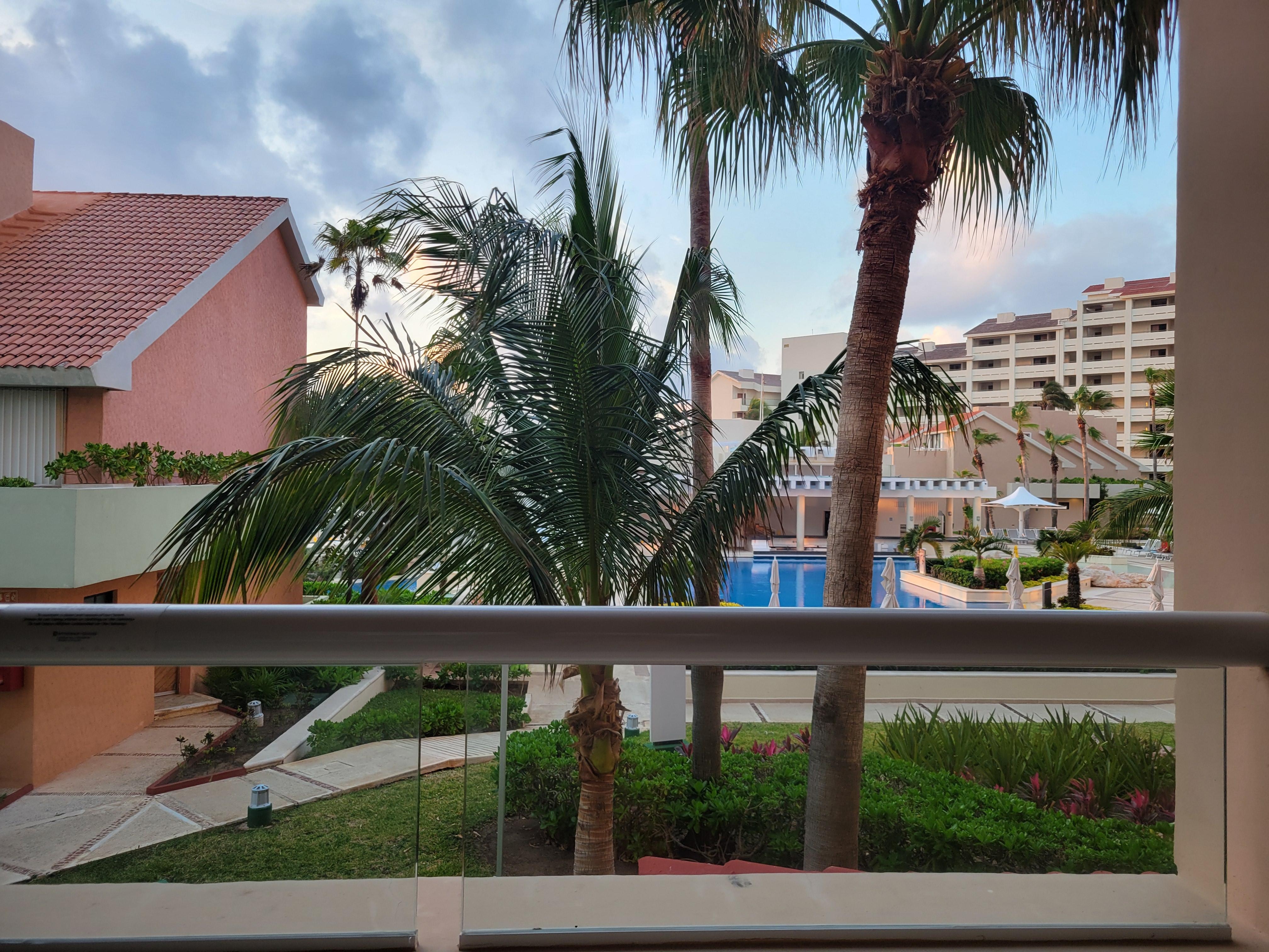 The view from our balcony 