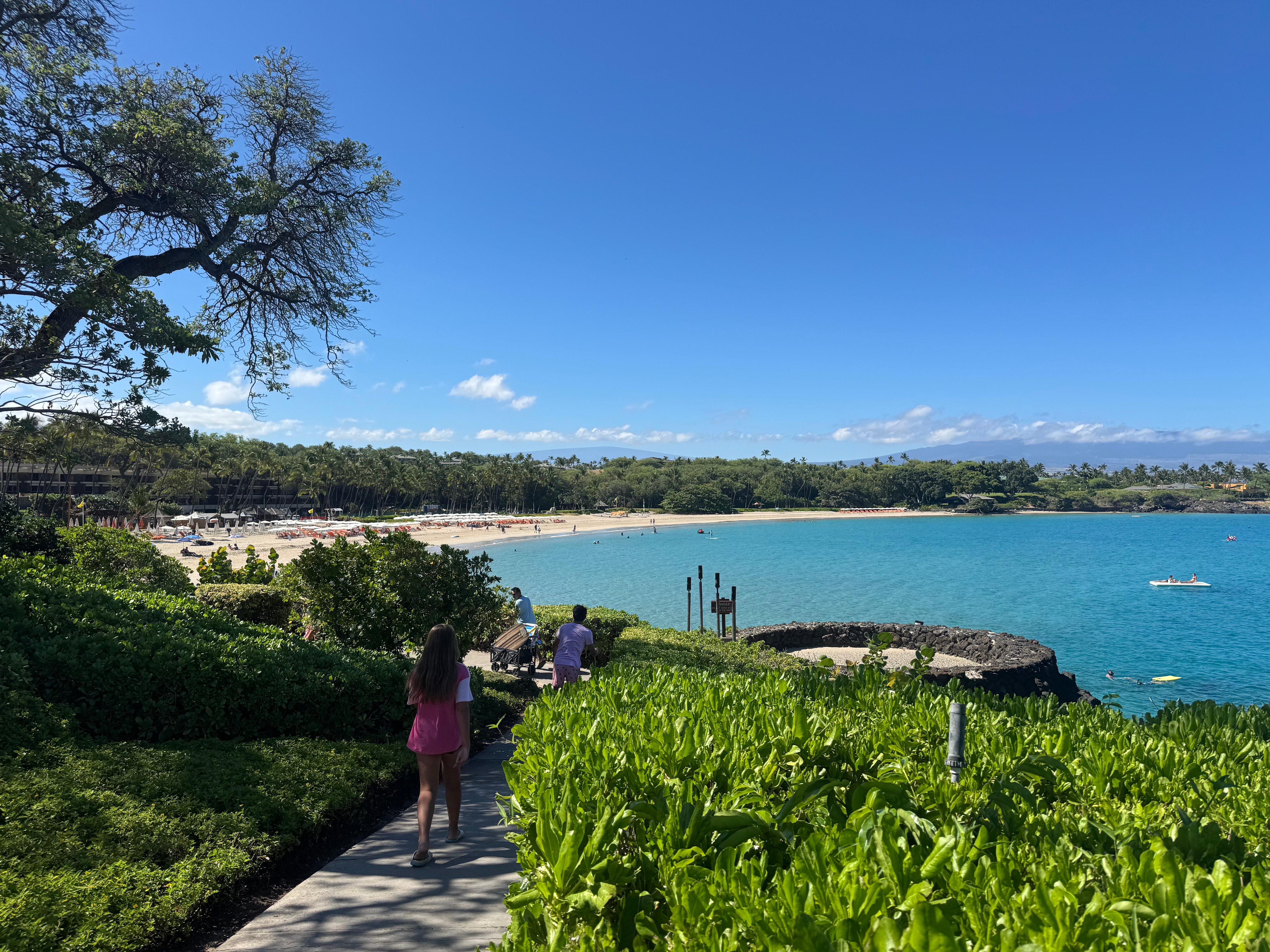 Mauna Kea Beach - be there before 10 to get parking! 