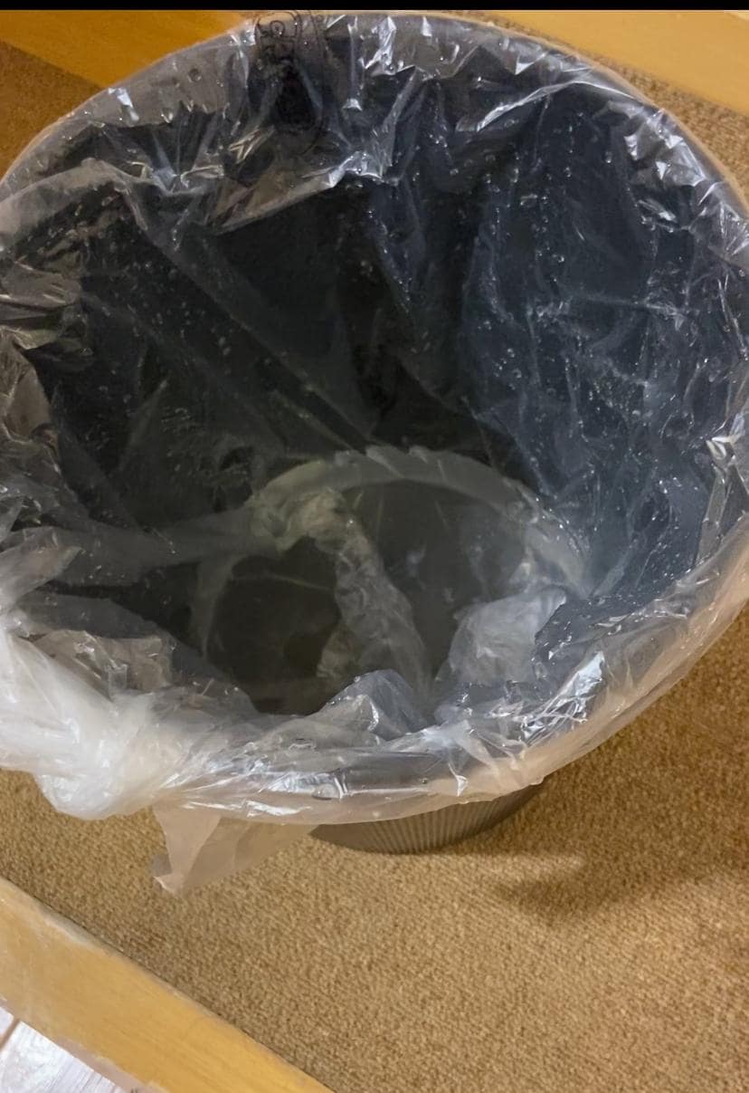 Water collected from A/C unit, already dumped out into sink once before.