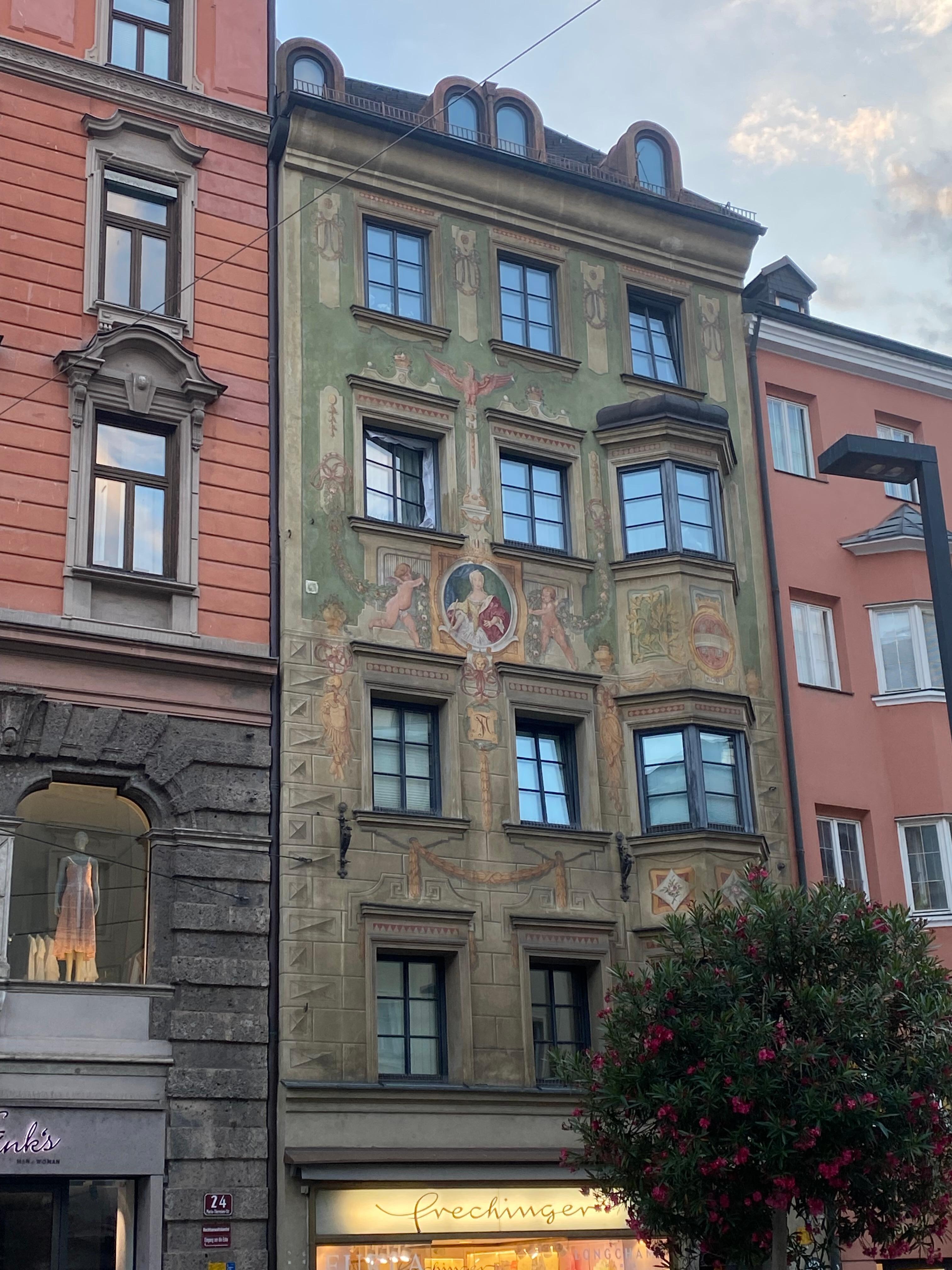 View of the front of the hotel