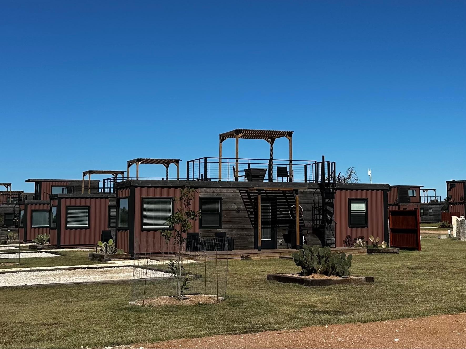 We did not stay in a container, but these looked adorable.