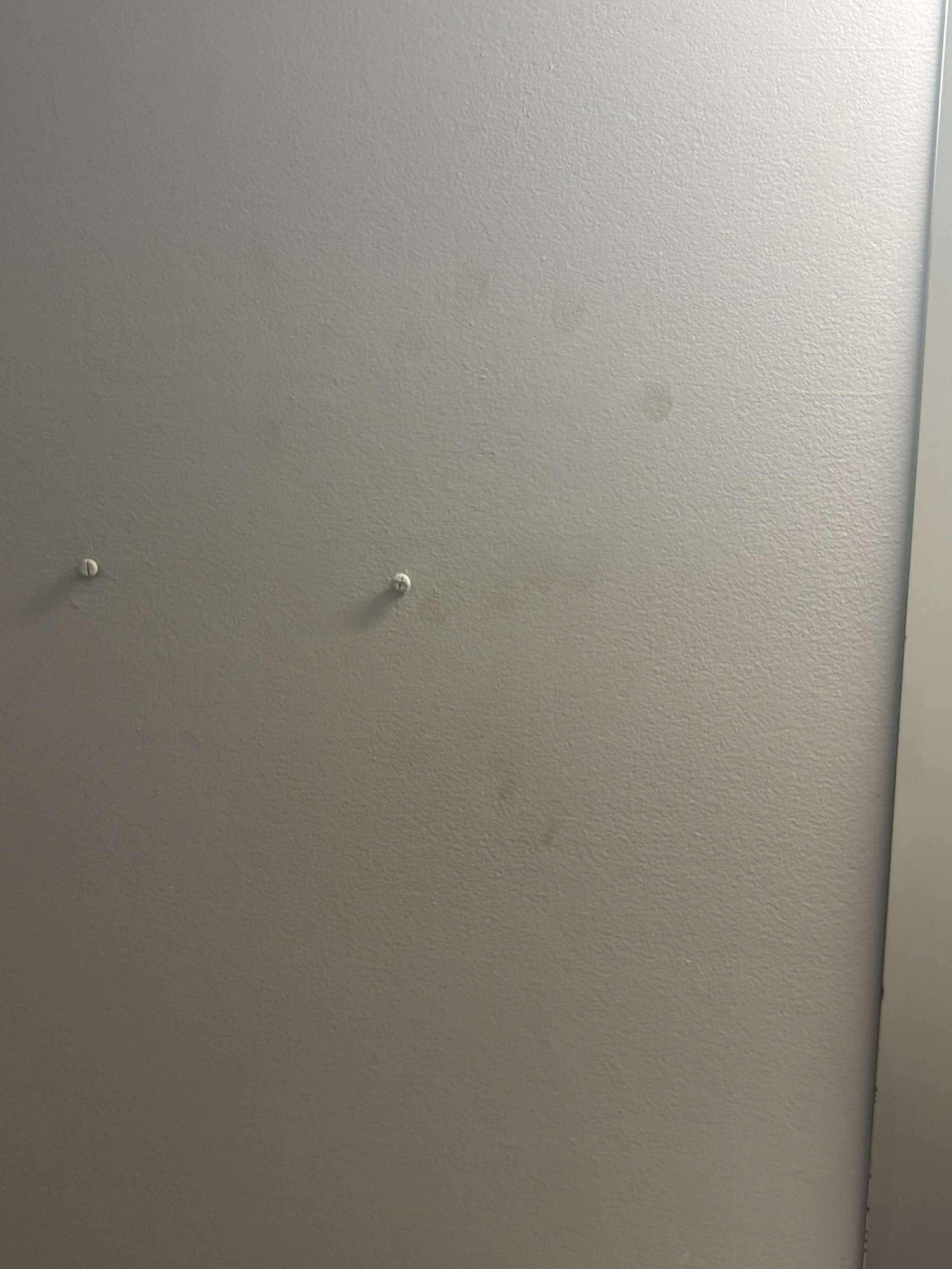 Tore down towel rack
