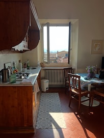 A well equipped kitchen