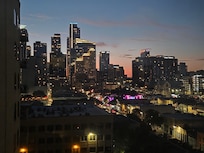 Night view of our room 1031