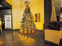 Lobby of the Doubletree.