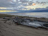 Construction right outside room