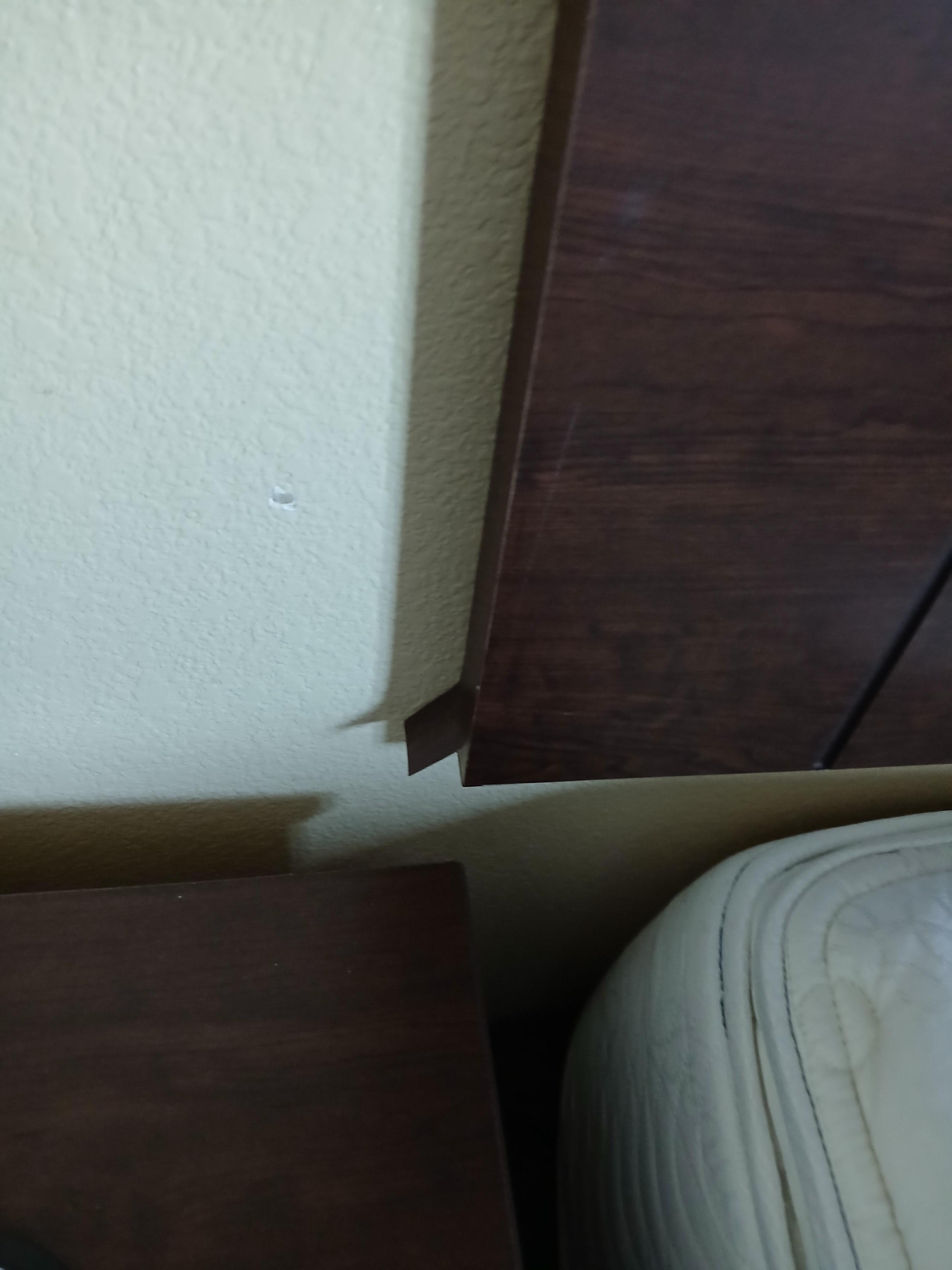 Top of bed frame had rough patchs