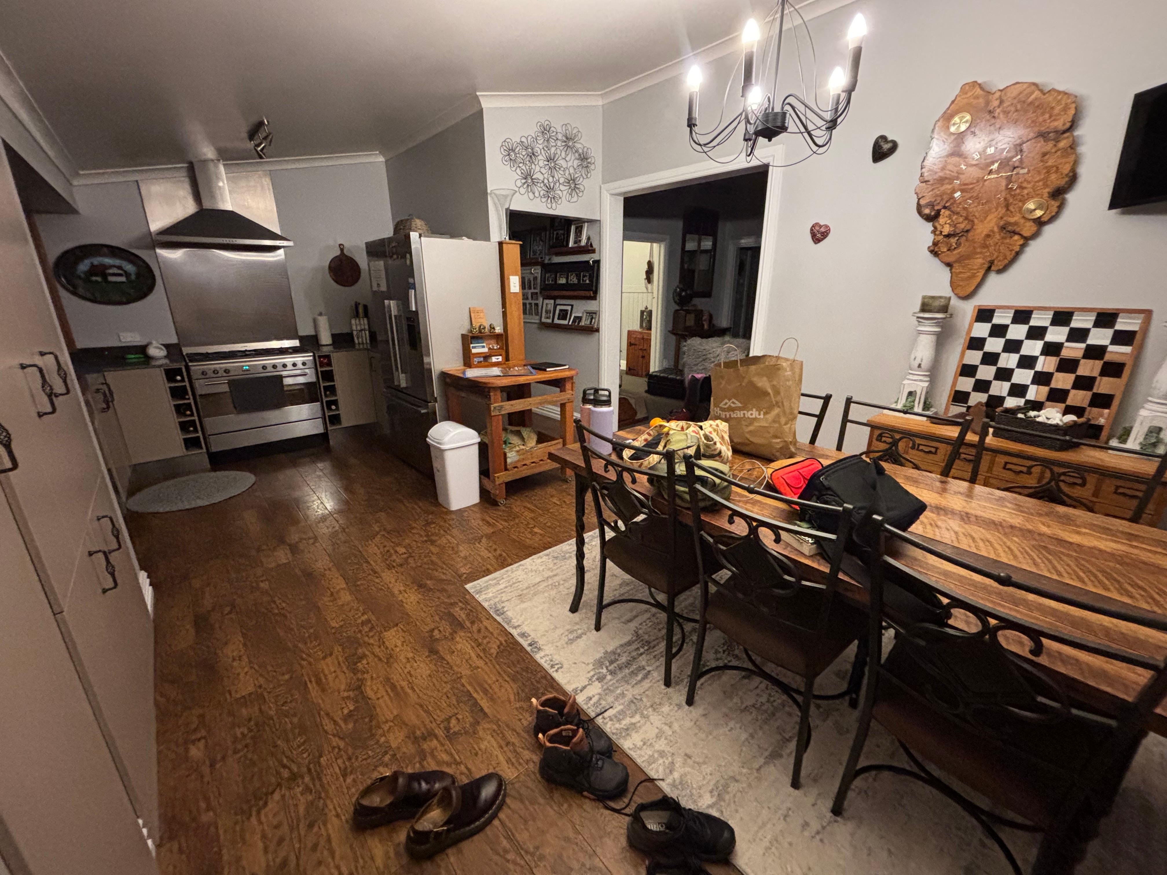 Kitchen and dining room