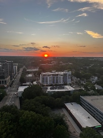 Sunset from the balcony