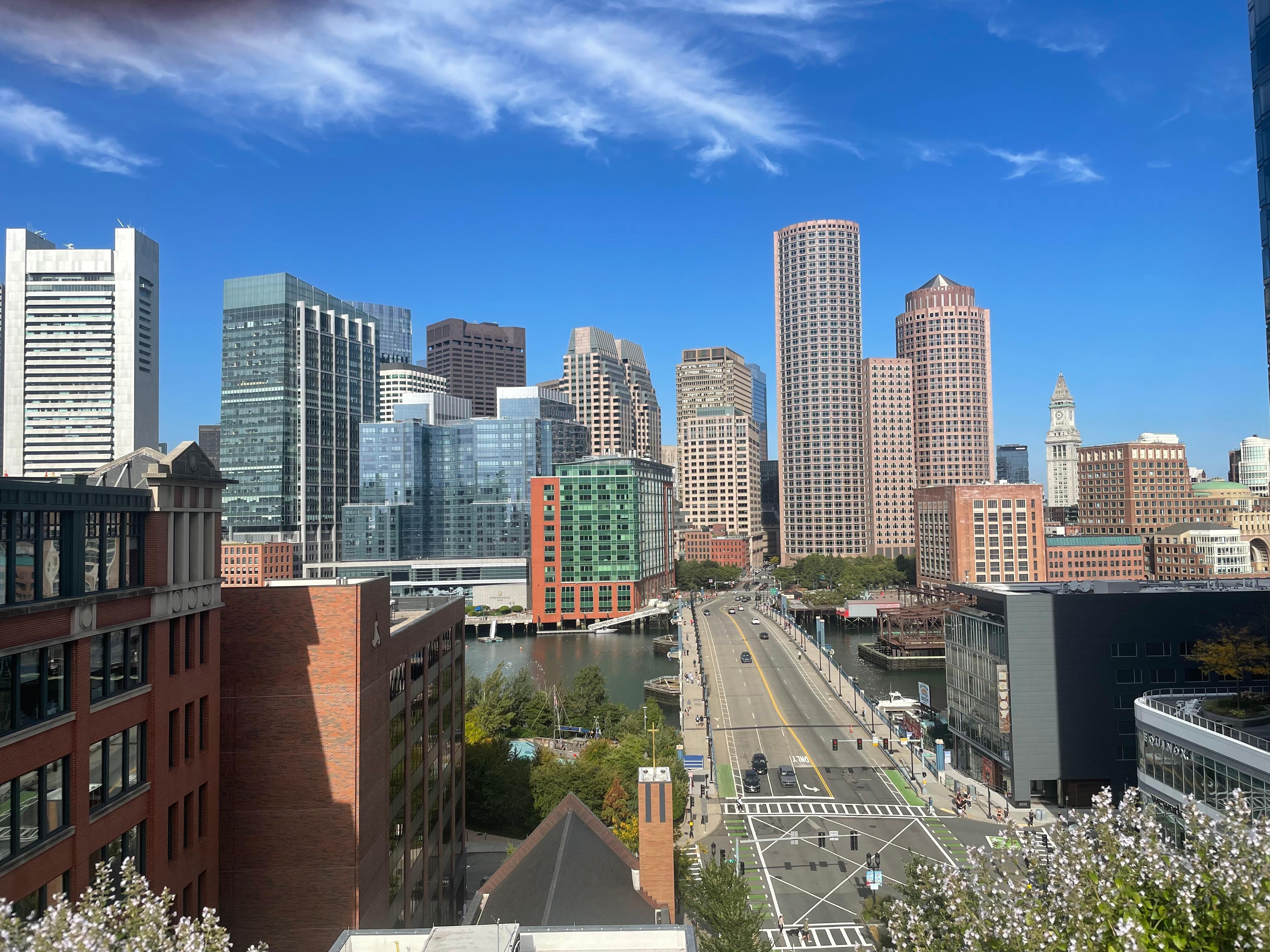 View from floor 12 bar and restaurant. 