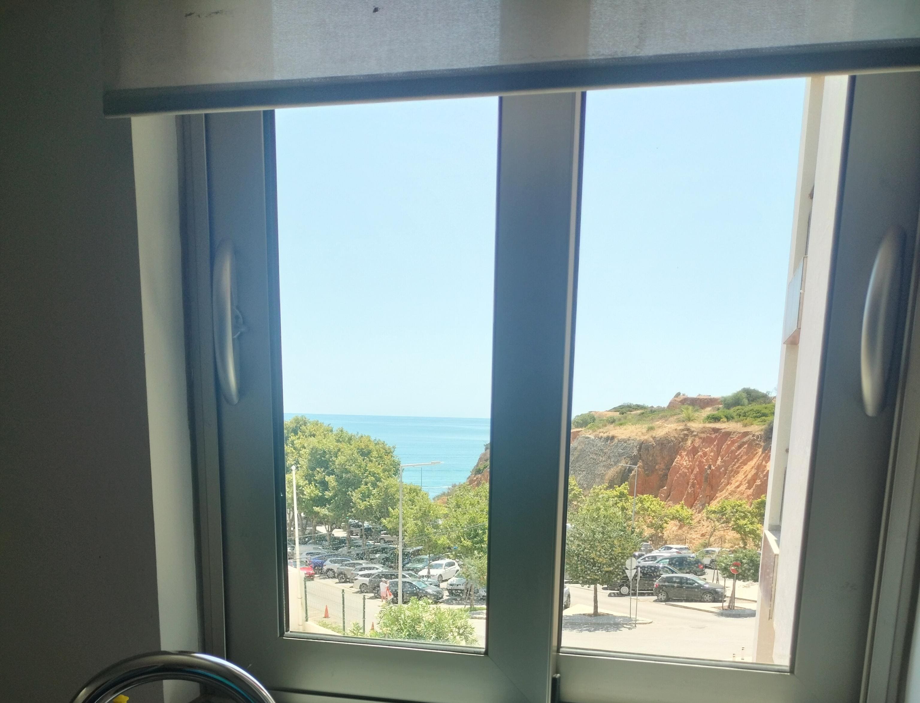 View from the condo's kitchen.