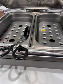 Don't even know what was supposed to be here for hot breakfast. Was never filled.