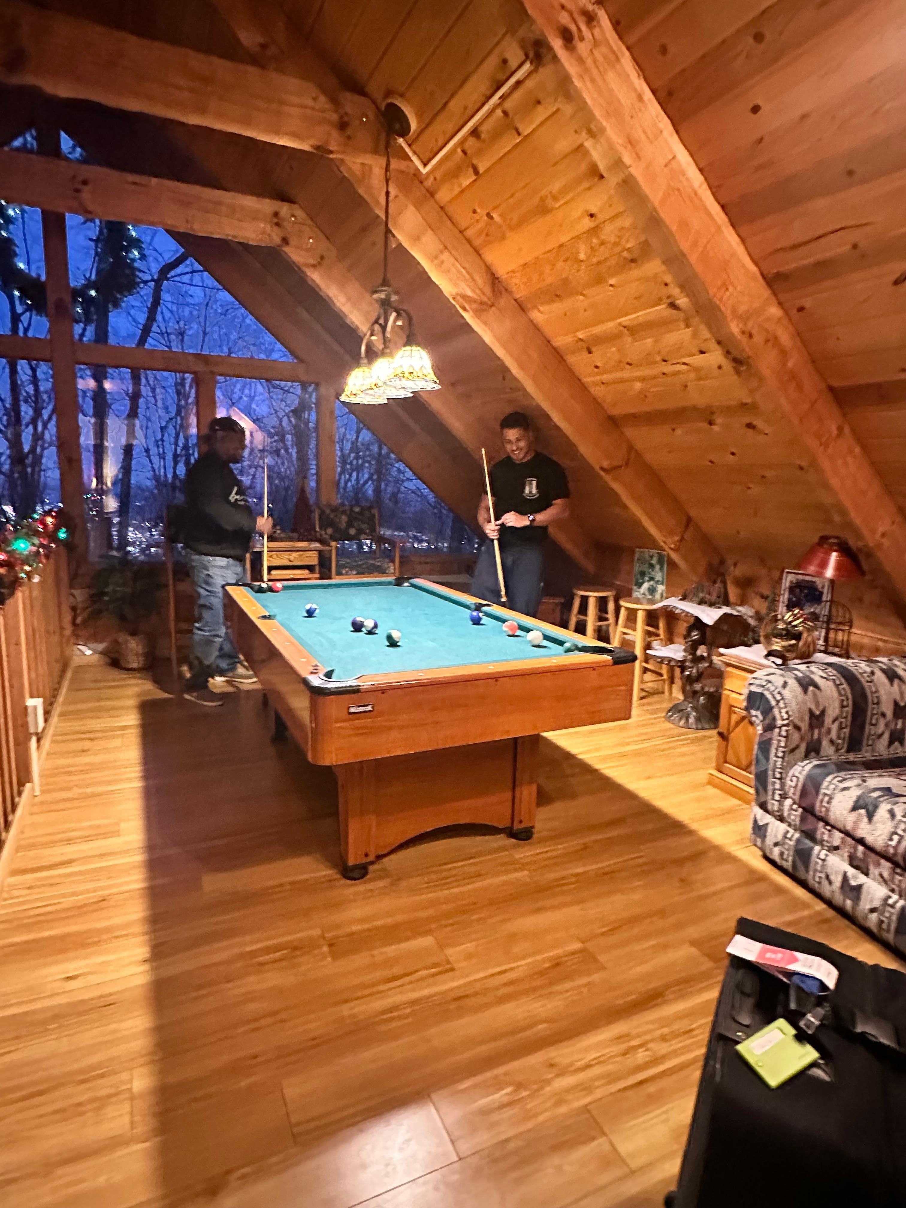 Loft  pool table 