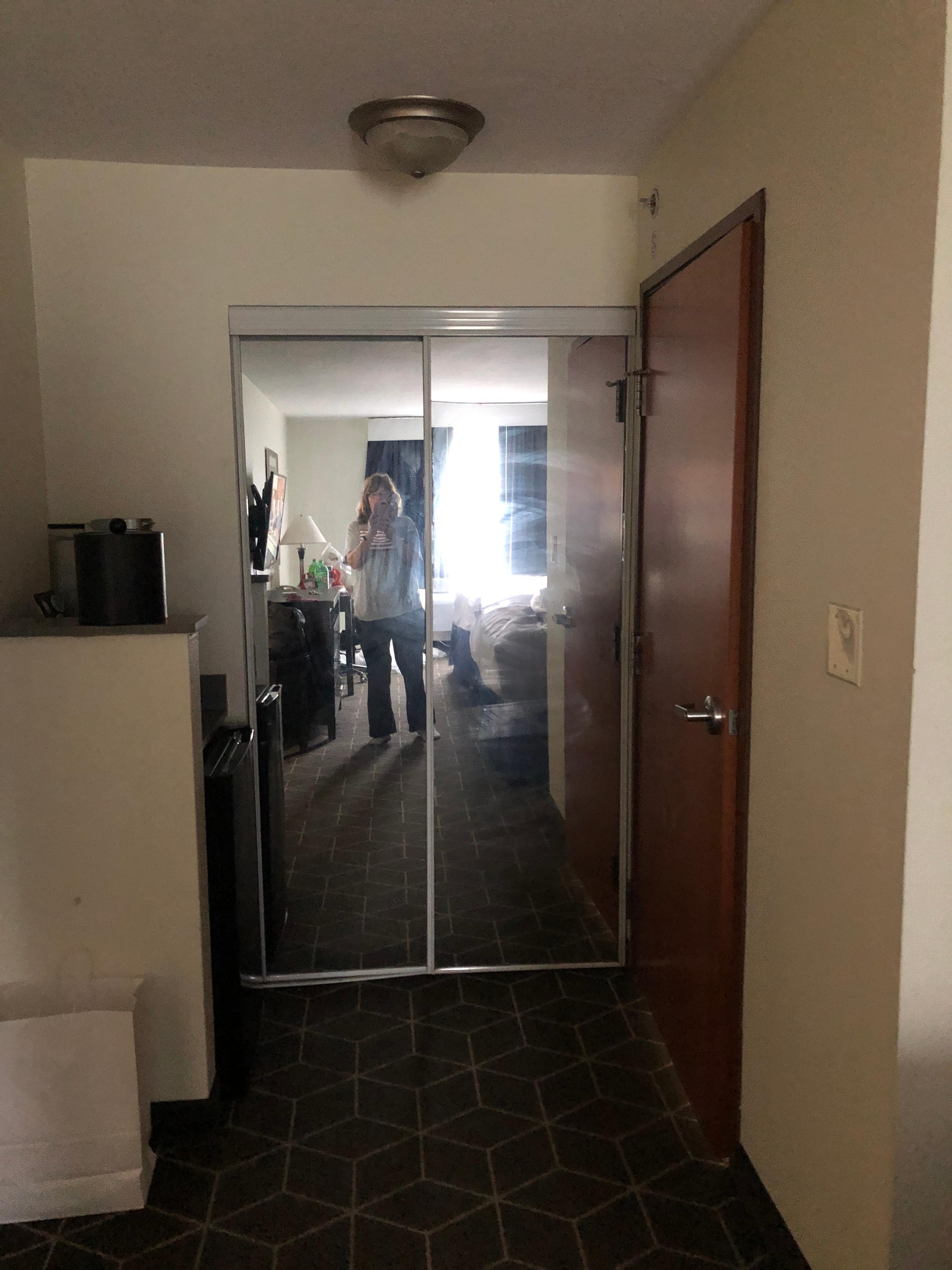 Mirror all smeared