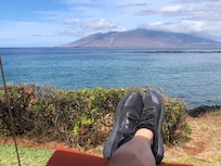Coded gate bluff seating over ocean just for condos.