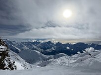 View from the top of Alpes D'huez.