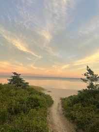 Easy walk to the beach from the condo.