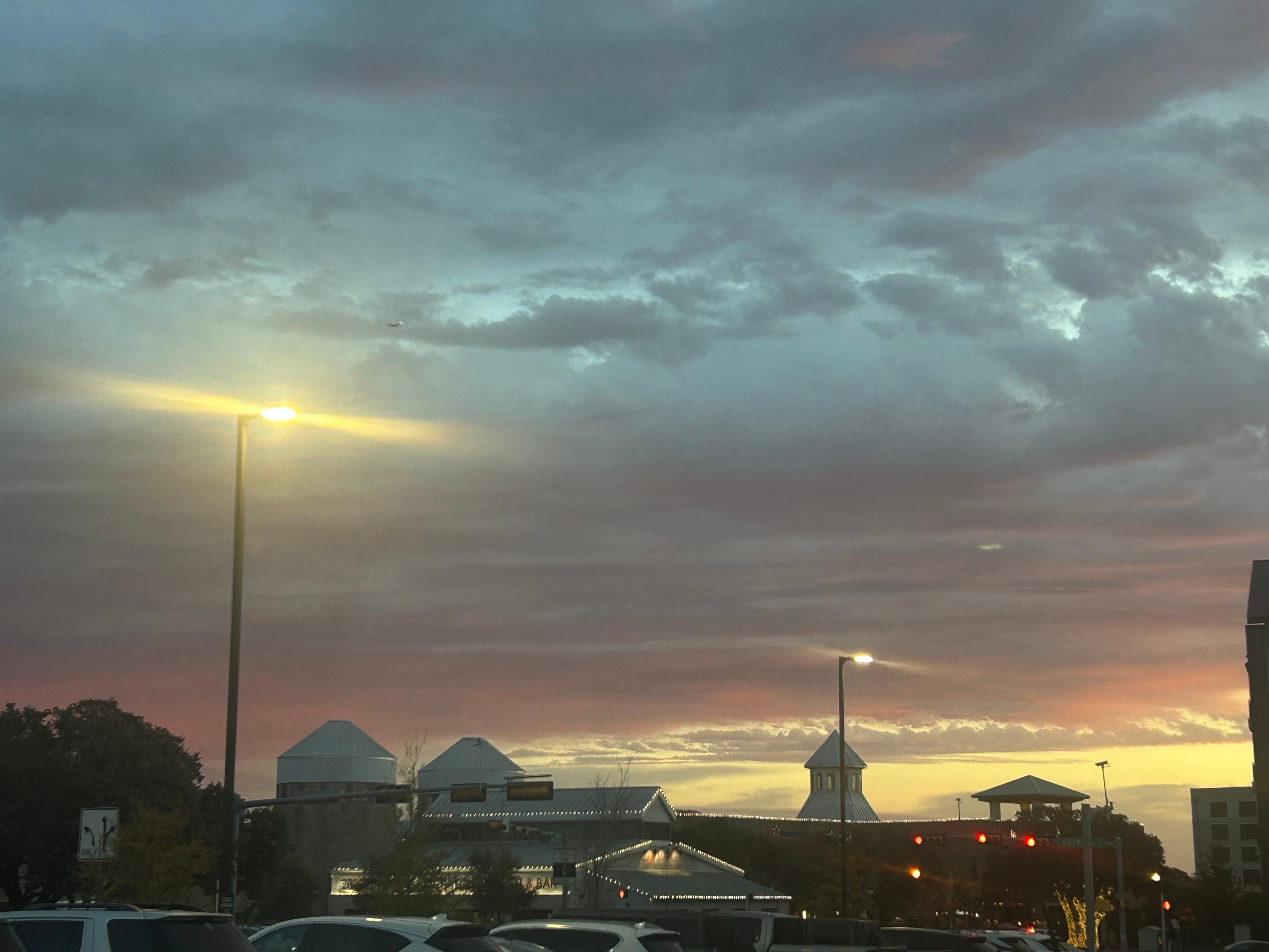 View from parking lot. 