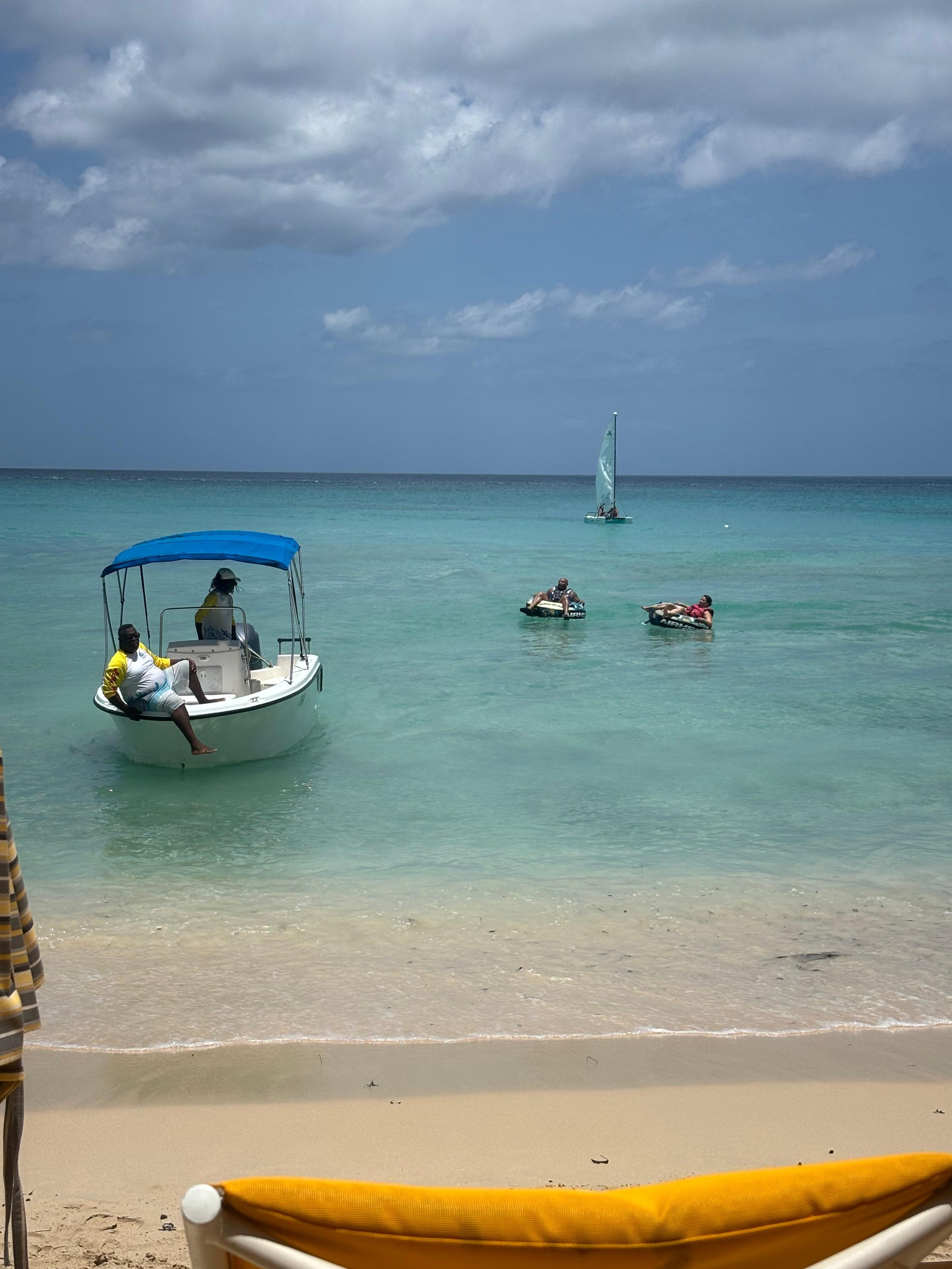 Watersports in the beach