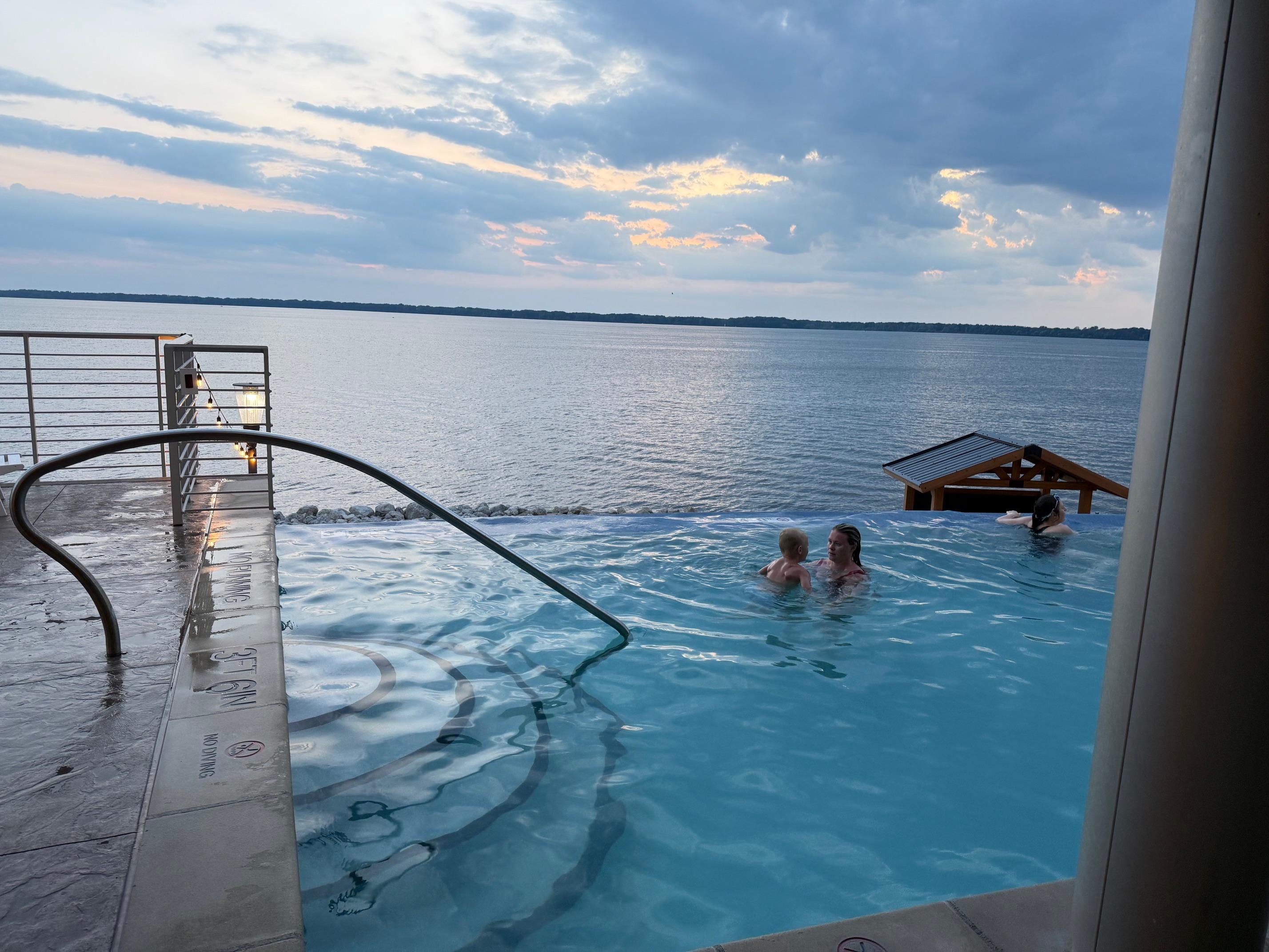 Endless pool was cool!