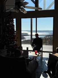 View from main upstairs room.