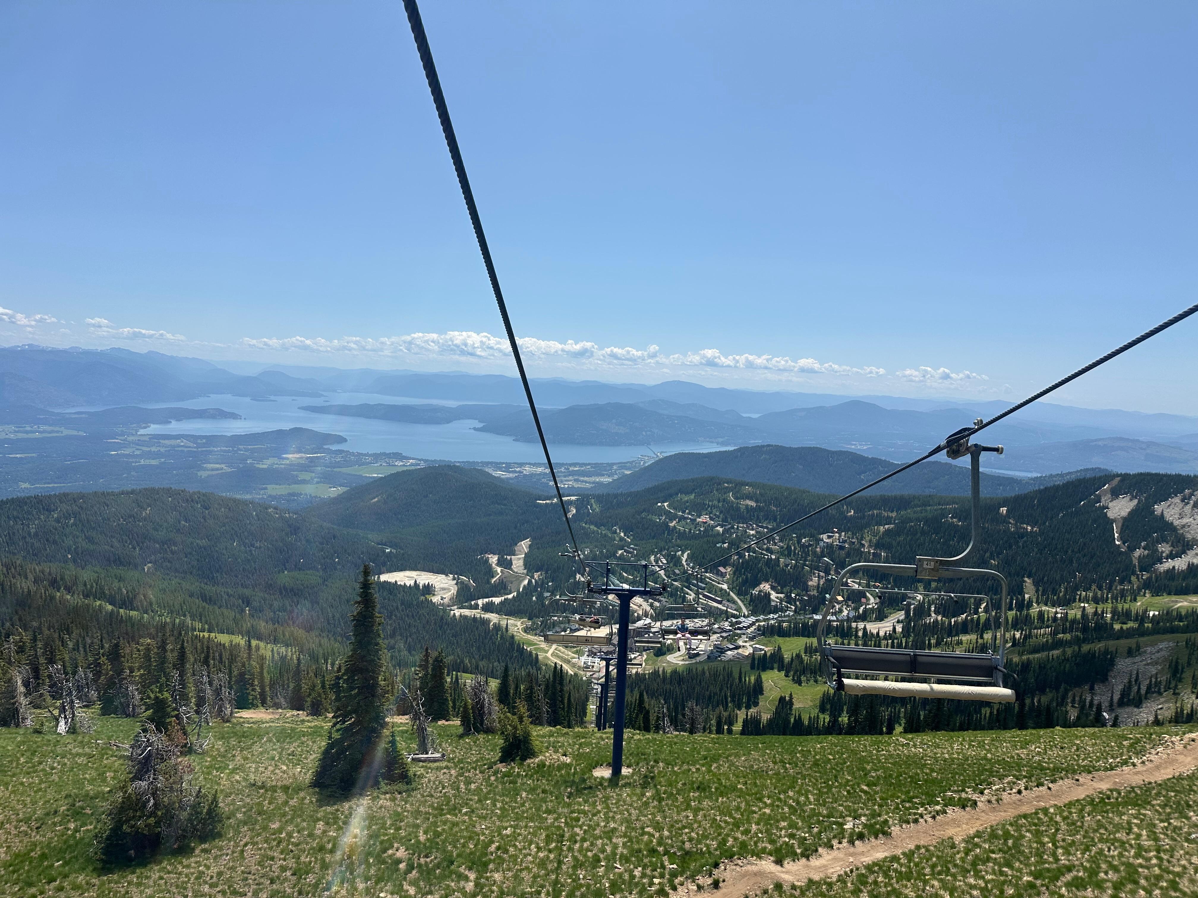 Rode up to Schweitzer Mrn which was only 40 min away 